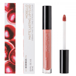 Korres Morello Matte Lasting Lip Fluid 58 Vibrant Matte One Stroke Color 3.4 ml Korres Morello Matte Lasting Lip Fluid 58 Vibrant Matte One Stroke Color 3.4 ml