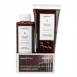 Korres Set Post-Color Shampoo with Argan Oil 250 ml + Korres Post-Color Conditioner with Argan Oil 200 ml