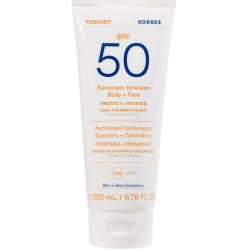 Korres Sunscreen Yogurt Body + Face Lotion SPF50 200 ml Korres Sunscreen Yogurt Body + Face Lotion SPF50 200 ml