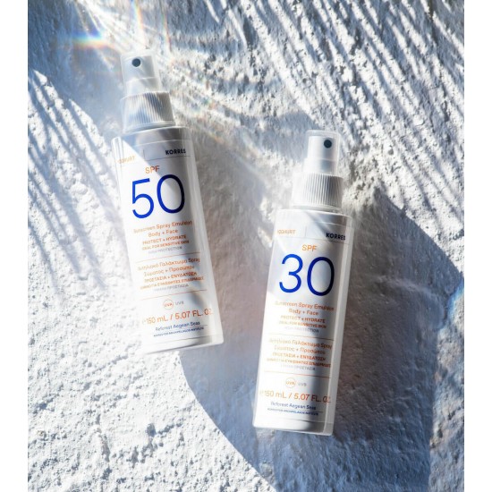 Korres Sunscreen Emulsion Spray Yogurt SPF30 150 ml