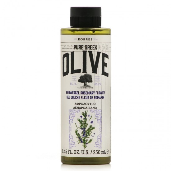Korres Shower Gel with Greek Olive and Rosemary Scent 250 ml