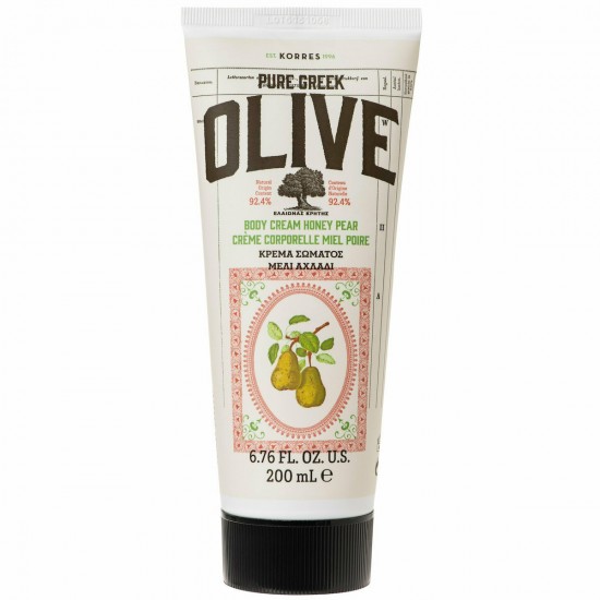 Korres Body Cream with Pure Greek Olive and Honey, Pear 200 ml Korres Body Cream with Pure Greek Olive and Honey, Pear 200 ml