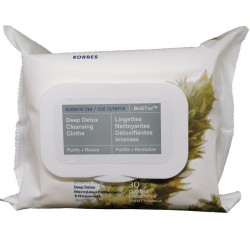 Korres Deep Detox Cleansing Wipes 30 pieces