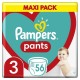 Pampers Pants Maxi Pack Νο. 3 (6-11kg) 56 τεμάχια