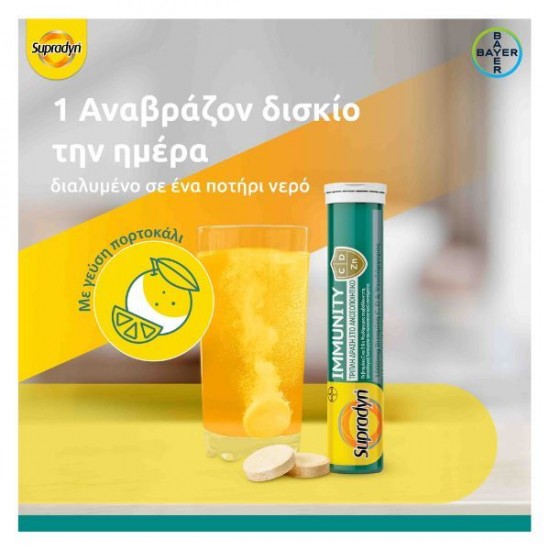 Supradyn Immunity C, D & Zn 30 tablets eff