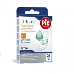 Pic Solution Delicate Band-Aid Stickers, Assorted Sizes 4 Sizes, 20 Pieces