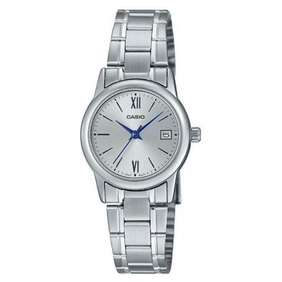 Casio Womens Watch with Silver Metal Bracelet LTP-V002D-7B Casio Women's Watch with Silver Metal Bracelet LTP-V002D-7B