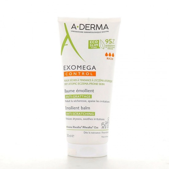 Emollient Balm, A-Derma Exomega Control, 200 ml Emollient Balm, A-Derma Exomega Control, 200 ml