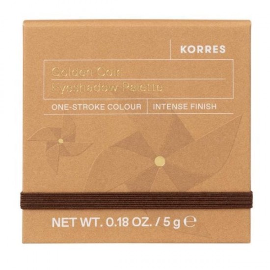 Korres eyeshadow palette in compact form Golden Coin 5g Korres eyeshadow palette in compact form Golden Coin 5g