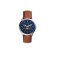 Fossil FS5903, Neutra Moonphase Ανδρικό Ρολόι 42mm Χρονογράφος με Καφέ Δερμάτινο Λουράκι