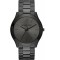 Michael Kors MK8507 Slim Runway watch with black dial and quartz movement made of stainless steel for men