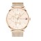 Ρολόι Tommy Hilfiger Jenna 1781944, Chronograph με ροζ χρυσό μεταλλικό μπρασελέ 