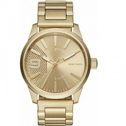 Diesel DZ-1761, Men's Watch 46mm Battery with Gold Metal Bracelet Diesel DZ-1761, Men's Watch 46mm Battery with Gold Metal Bracelet