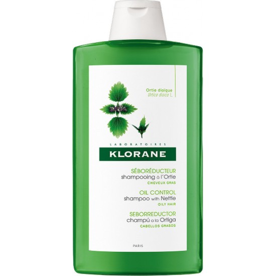 Klorane Shampoo for Oily Hair, Nettle, 400 ml