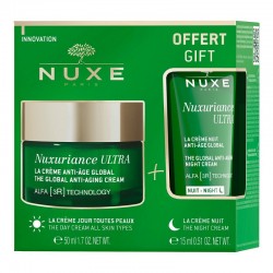 Nuxe Nuxuriance Ultra Skin Care Set The Global Anti-Aging Cream + The Global Anti-Aging Night Cream 50 ml + 15 ml Nuxe Nuxuriance Ultra Skin Care Set The Global Anti-Aging Cream + The Global Anti-Aging Night Cream 50 ml + 15 ml