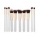 MIMO Makeup Brush Set Kabuki White 10 Pcs Brush Set