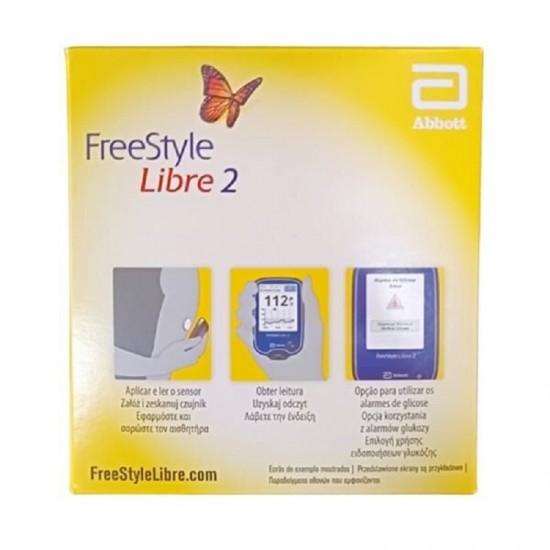 Abbott Freestyle Libre 2 Glucose Monitoring System with Flash Technology, 1 piece