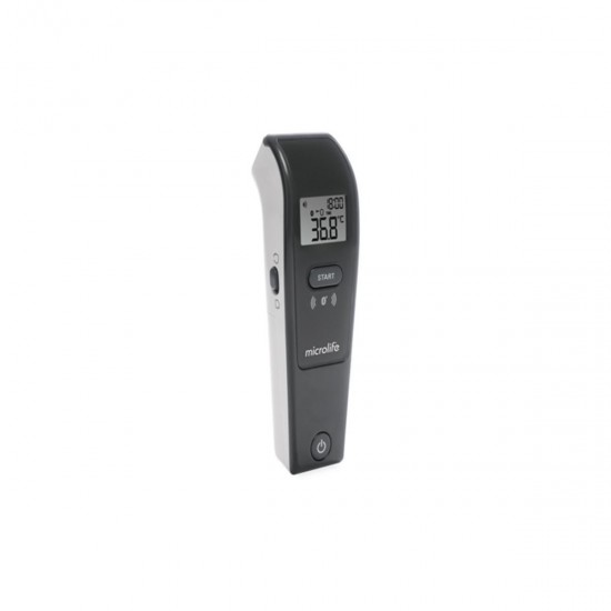 Microlife digital forehead thermometer for babies with infrared rays, black