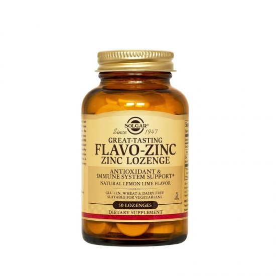 SOLGAR Zinc Flavor 23mg 50 Lozenges SOLGAR Zinc Flavor 23mg 50 Lozenges