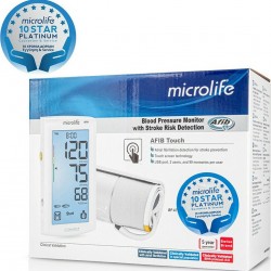 Microlife BP A7 Touch AFIB digital upper arm blood pressure monitor with arrhythmia detection